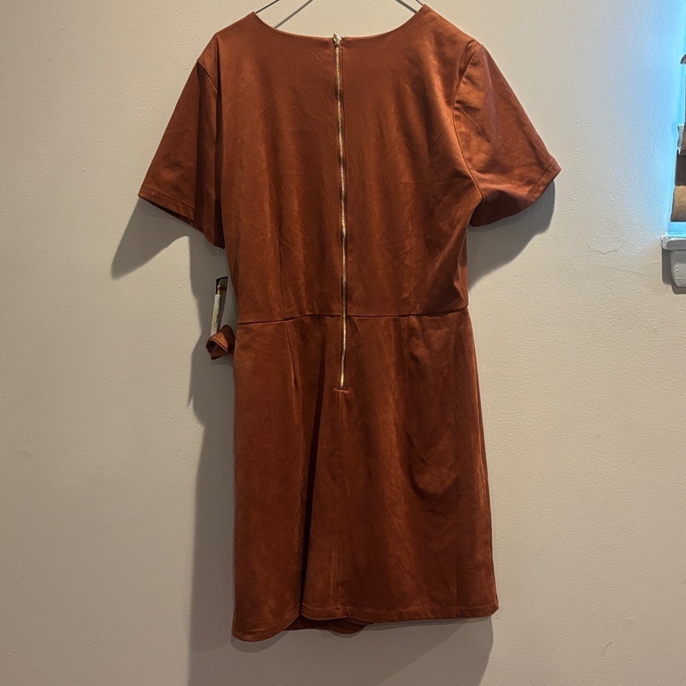 Tahari ASL Rust Dress size 14 - Picture 7 of 7